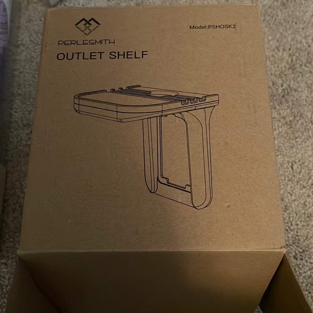 Perlsmith outlet shelf installation kits for 2 shelves